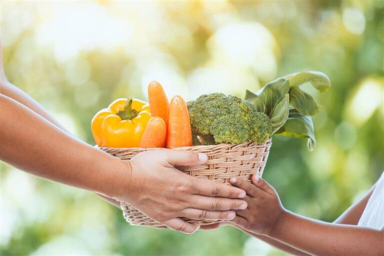 basket of fresh veggies